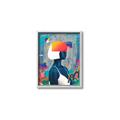 Picture of Luminous Blue Girl _GroupedProduct_Rectangle_Portrait_Canvas_Framed_