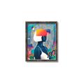 Picture of Luminous Blue Girl _GroupedProduct_Rectangle_Portrait_Canvas_Framed_