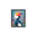 Picture of Luminous Blue Girl _GroupedProduct_Rectangle_Portrait_Canvas_Framed_