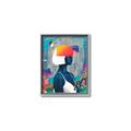 Picture of Luminous Blue Girl _GroupedProduct_Rectangle_Portrait_Canvas_Framed_
