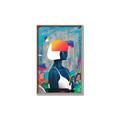 Picture of Luminous Blue Girl _GroupedProduct_Rectangle_Portrait_Canvas_Framed_
