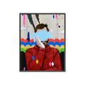Picture of Graffiti Sadness _GroupedProduct_Rectangle_Portrait_Canvas_Framed_