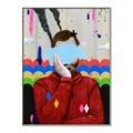 Picture of Graffiti Sadness _GroupedProduct_Rectangle_Portrait_Canvas_Framed_