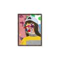 Picture of Abstracted Neon Expressions _GroupedProduct_Rectangle_Portrait_Canvas_Framed_