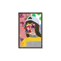 Picture of Abstracted Neon Expressions _GroupedProduct_Rectangle_Portrait_Canvas_Framed_