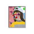 Picture of Abstracted Neon Expressions _GroupedProduct_Rectangle_Portrait_Canvas_Framed_