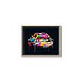 Picture of Graffiti Glow Lips _GroupedProduct_Rectangle_Landscape_Canvas_Framed_