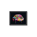 Picture of Graffiti Glow Lips _GroupedProduct_Rectangle_Landscape_Canvas_Framed_