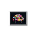 Picture of Graffiti Glow Lips _GroupedProduct_Rectangle_Landscape_Canvas_Framed_