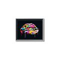 Picture of Graffiti Glow Lips _GroupedProduct_Rectangle_Landscape_Canvas_Framed_