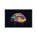 Picture of Graffiti Glow Lips _GroupedProduct_Rectangle_Landscape_Canvas_Framed_