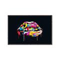 Picture of Graffiti Glow Lips _GroupedProduct_Rectangle_Landscape_Canvas_Framed_