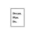 Picture of Dream Plan Do _GroupedProduct_Rectangle_Portrait_Canvas_Framed_