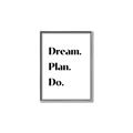 Picture of Dream Plan Do _GroupedProduct_Rectangle_Portrait_Canvas_Framed_