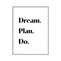 Picture of Dream Plan Do _GroupedProduct_Rectangle_Portrait_Canvas_Framed_