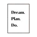 Picture of Dream Plan Do _GroupedProduct_Rectangle_Portrait_Canvas_Framed_