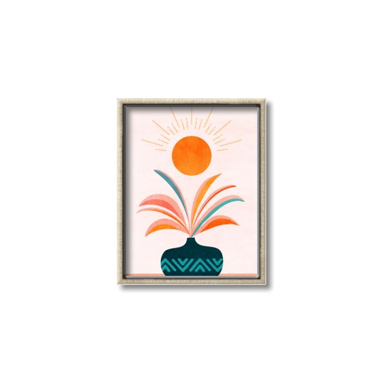 Picture of Petals and Solar Bloom _GroupedProduct_Rectangle_Portrait_Canvas_Framed_