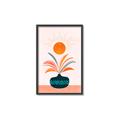 Picture of Petals and Solar Bloom _GroupedProduct_Rectangle_Portrait_Canvas_Framed_