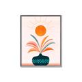Picture of Petals and Solar Bloom _GroupedProduct_Rectangle_Portrait_Canvas_Framed_