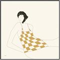 Picture of Lady in Squares _GroupedProduct_Square_Canvas_Framed_