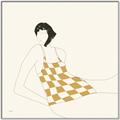 Picture of Lady in Squares _GroupedProduct_Square_Canvas_Framed_