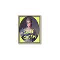 Picture of Slay Yellow Queen _GroupedProduct_Rectangle_Portrait_Canvas_Framed_