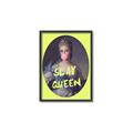 Picture of Slay Yellow Queen _GroupedProduct_Rectangle_Portrait_Canvas_Framed_