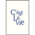 Picture of Cest La Vie in Blue _GroupedProduct_Rectangle_Portrait_Canvas_Framed_