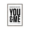 Picture of You and Me _GroupedProduct_Rectangle_Portrait_Framed_Matted_