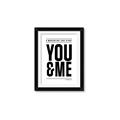 Picture of You and Me _GroupedProduct_Rectangle_Portrait_Framed_Matted_