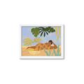 Picture of Lazyday Lady _GroupedProduct_Rectangle_Landscape_Framed_Matted_