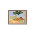 Picture of Lazyday Lady _GroupedProduct_Rectangle_Landscape_Framed_Matted_