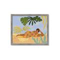 Picture of Lazyday Lady _GroupedProduct_Rectangle_Landscape_Framed_Matted_