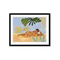 Picture of Lazyday Lady _GroupedProduct_Rectangle_Landscape_Framed_Matted_