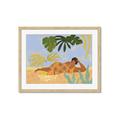 Picture of Lazyday Lady _GroupedProduct_Rectangle_Landscape_Framed_Matted_