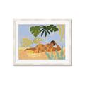 Picture of Lazyday Lady _GroupedProduct_Rectangle_Landscape_Framed_Matted_