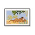 Picture of Lazyday Lady _GroupedProduct_Rectangle_Landscape_Framed_Matted_