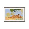 Picture of Lazyday Lady _GroupedProduct_Rectangle_Landscape_Framed_Matted_