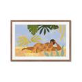 Picture of Lazyday Lady _GroupedProduct_Rectangle_Landscape_Framed_Matted_