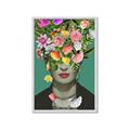 Picture of Floral Frida Everyday _GroupedProduct_Rectangle_Portrait_Framed_Matted_