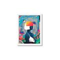 Picture of Luminous Blue Girl _GroupedProduct_Rectangle_Portrait_Framed_Matted_