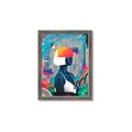 Picture of Luminous Blue Girl _GroupedProduct_Rectangle_Portrait_Framed_Matted_