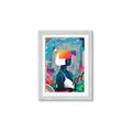 Picture of Luminous Blue Girl _GroupedProduct_Rectangle_Portrait_Framed_Matted_