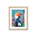 Picture of Luminous Blue Girl _GroupedProduct_Rectangle_Portrait_Framed_Matted_