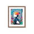 Picture of Luminous Blue Girl _GroupedProduct_Rectangle_Portrait_Framed_Matted_