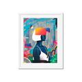 Picture of Luminous Blue Girl _GroupedProduct_Rectangle_Portrait_Framed_Matted_