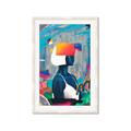 Picture of Luminous Blue Girl _GroupedProduct_Rectangle_Portrait_Framed_Matted_