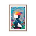 Picture of Luminous Blue Girl _GroupedProduct_Rectangle_Portrait_Framed_Matted_