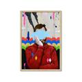 Picture of Graffiti Sadness _GroupedProduct_Rectangle_Portrait_Framed_Matted_