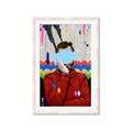 Picture of Graffiti Sadness _GroupedProduct_Rectangle_Portrait_Framed_Matted_